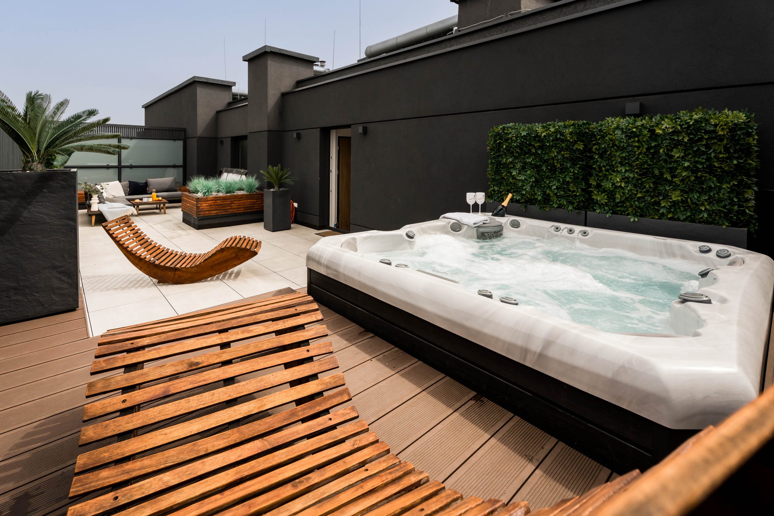 Outside Terrace with Private Jacuzzi